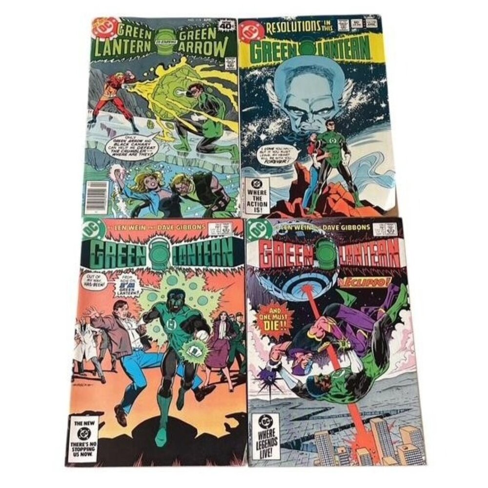 Green Lantern Lot #115 151 183 186 DC Bronze Copper Age Eclipso